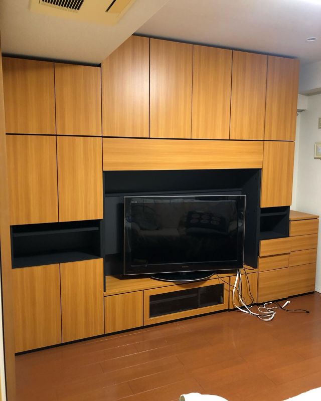 収納事例/壁面収納
#壁面収納
#壁面
#平手家具
#リビング
#リビングすっきり